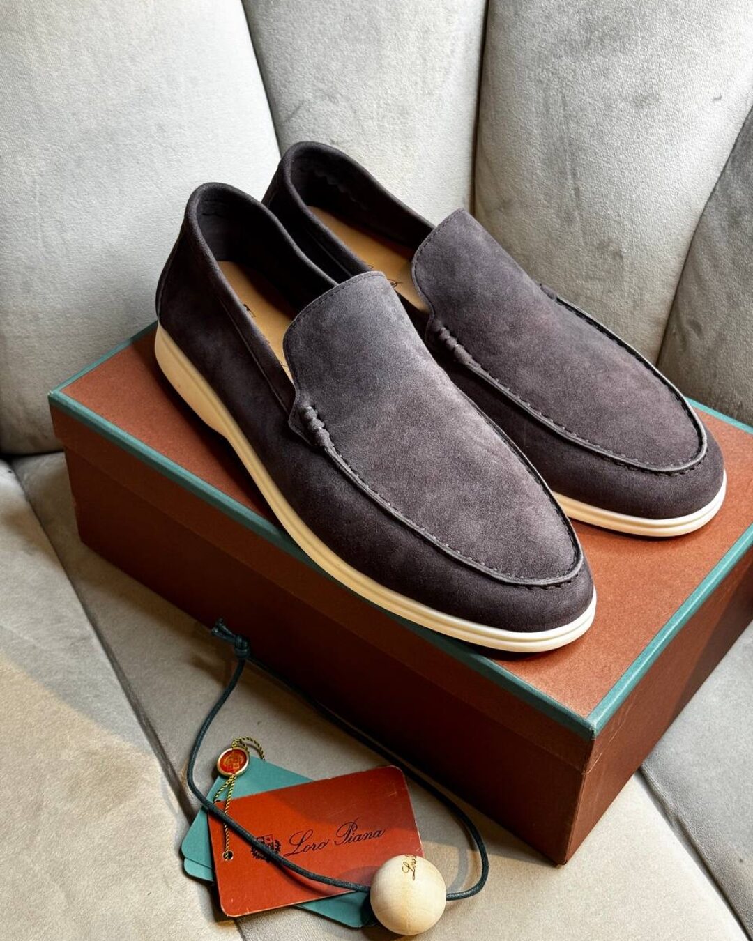 Лоферы Loro Piana Chocolate