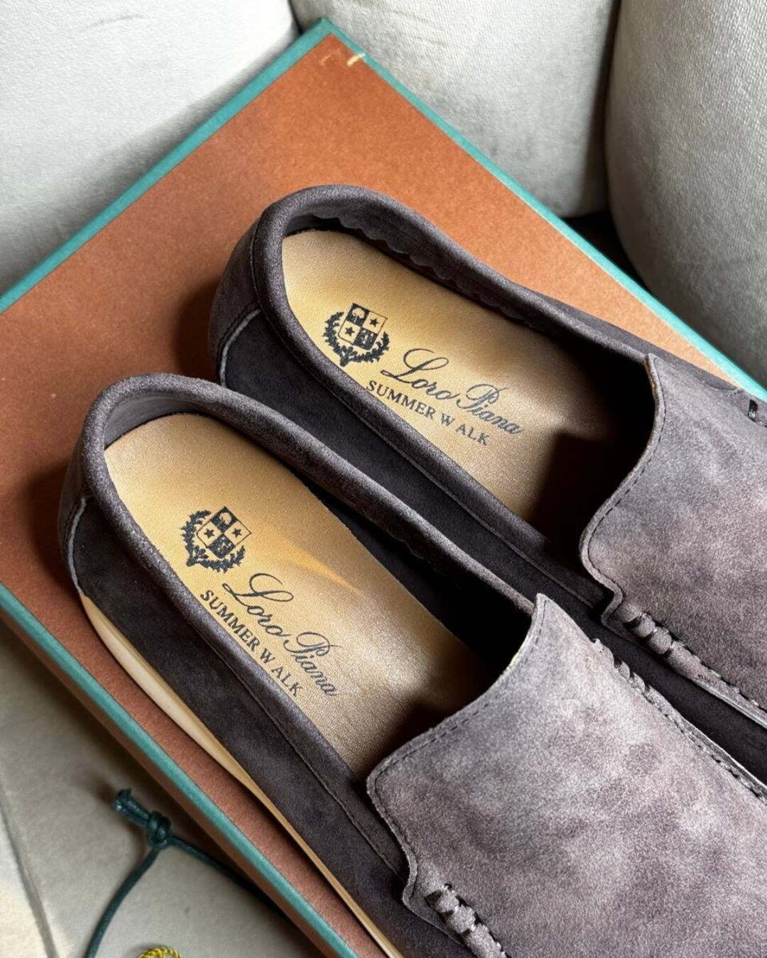 Лоферы Loro Piana Chocolate — изображение 3