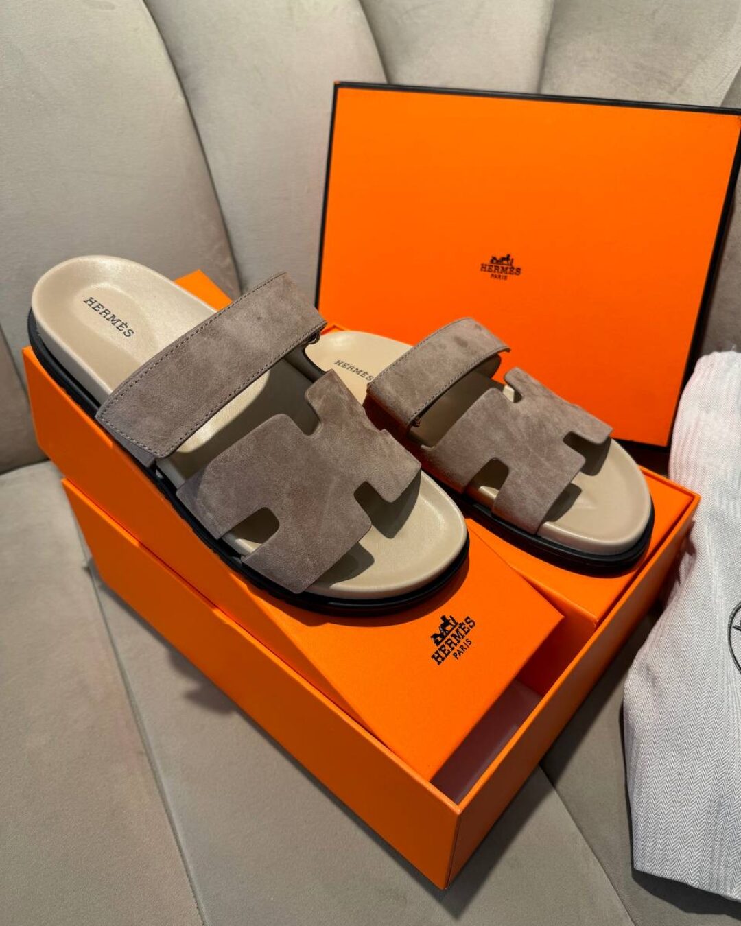 Тапки Hermes