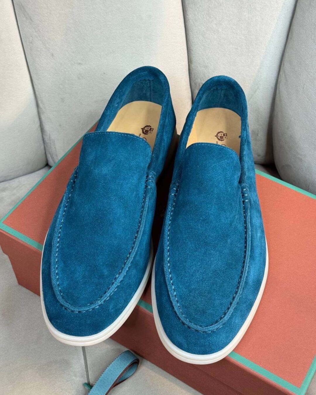 Лоферы Loro Piana Malachite Blue — изображение 2