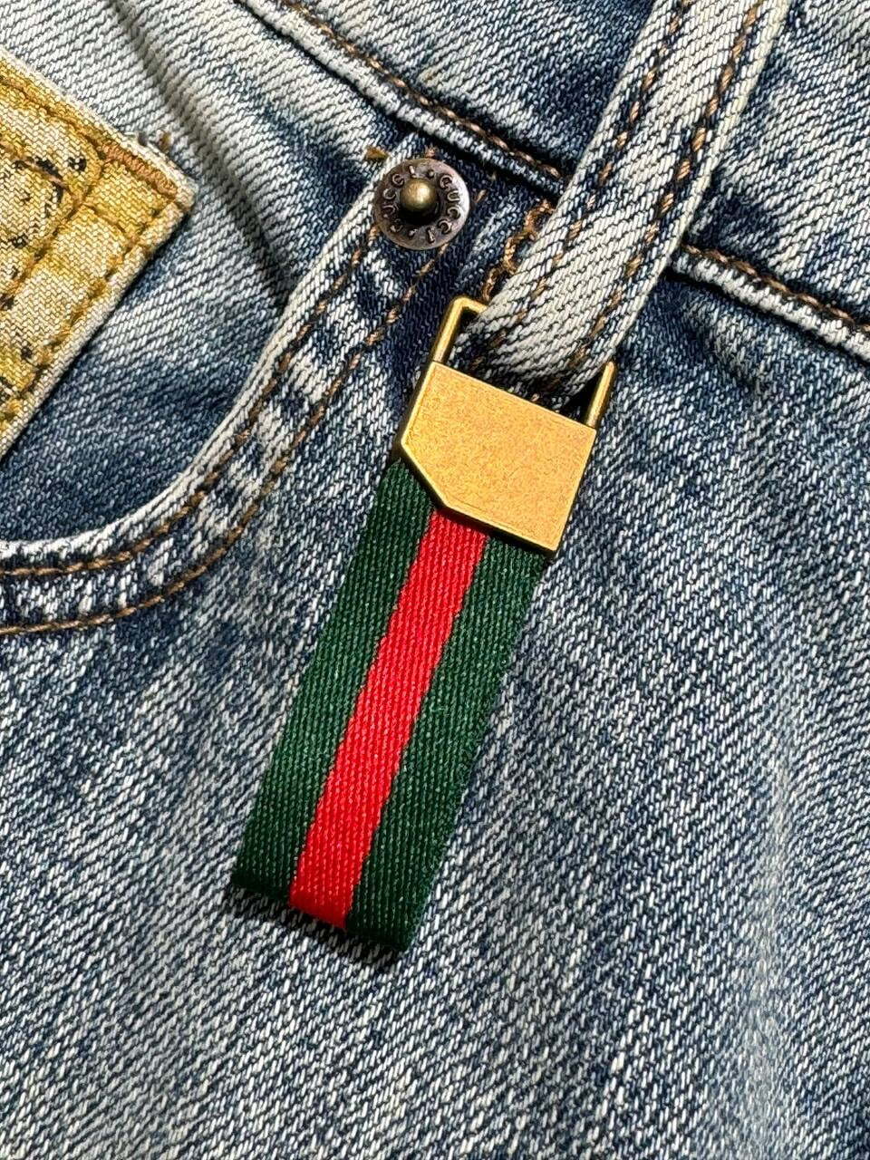 Джинсы Gucci — фото 7