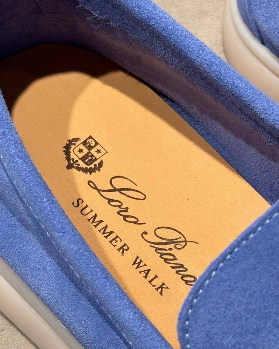 Лоферы Loro Piana Sky Blue — изображение 9