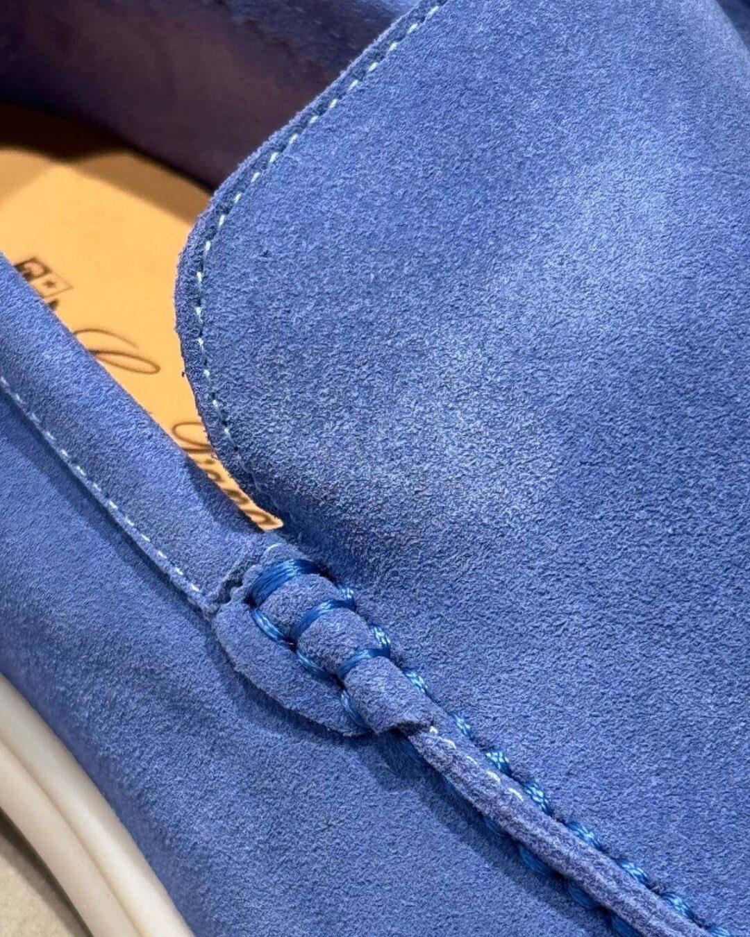 Лоферы Loro Piana Sky Blue — изображение 7