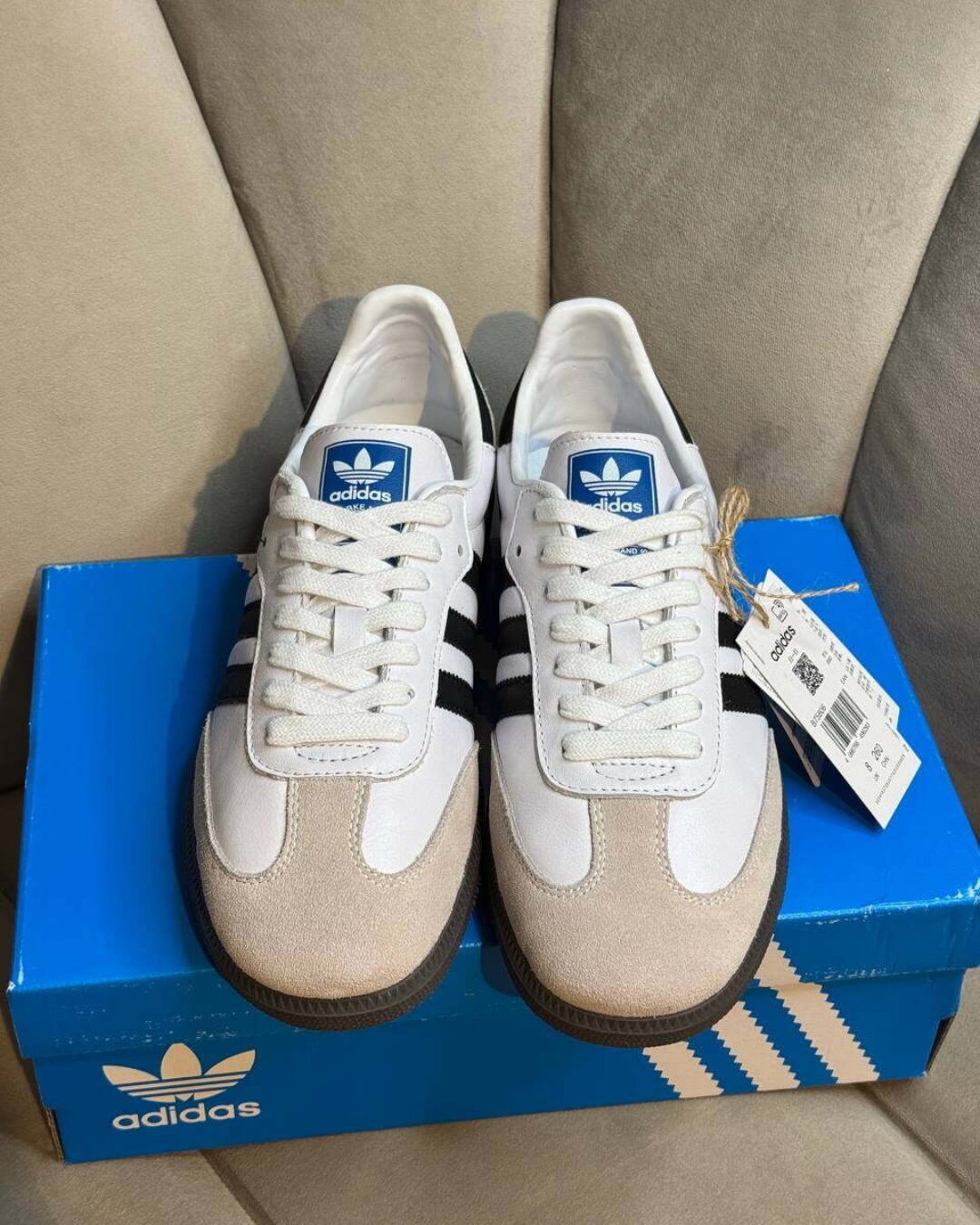 Кроссовки Adidas Samba OG White Black Gum — изображение 2