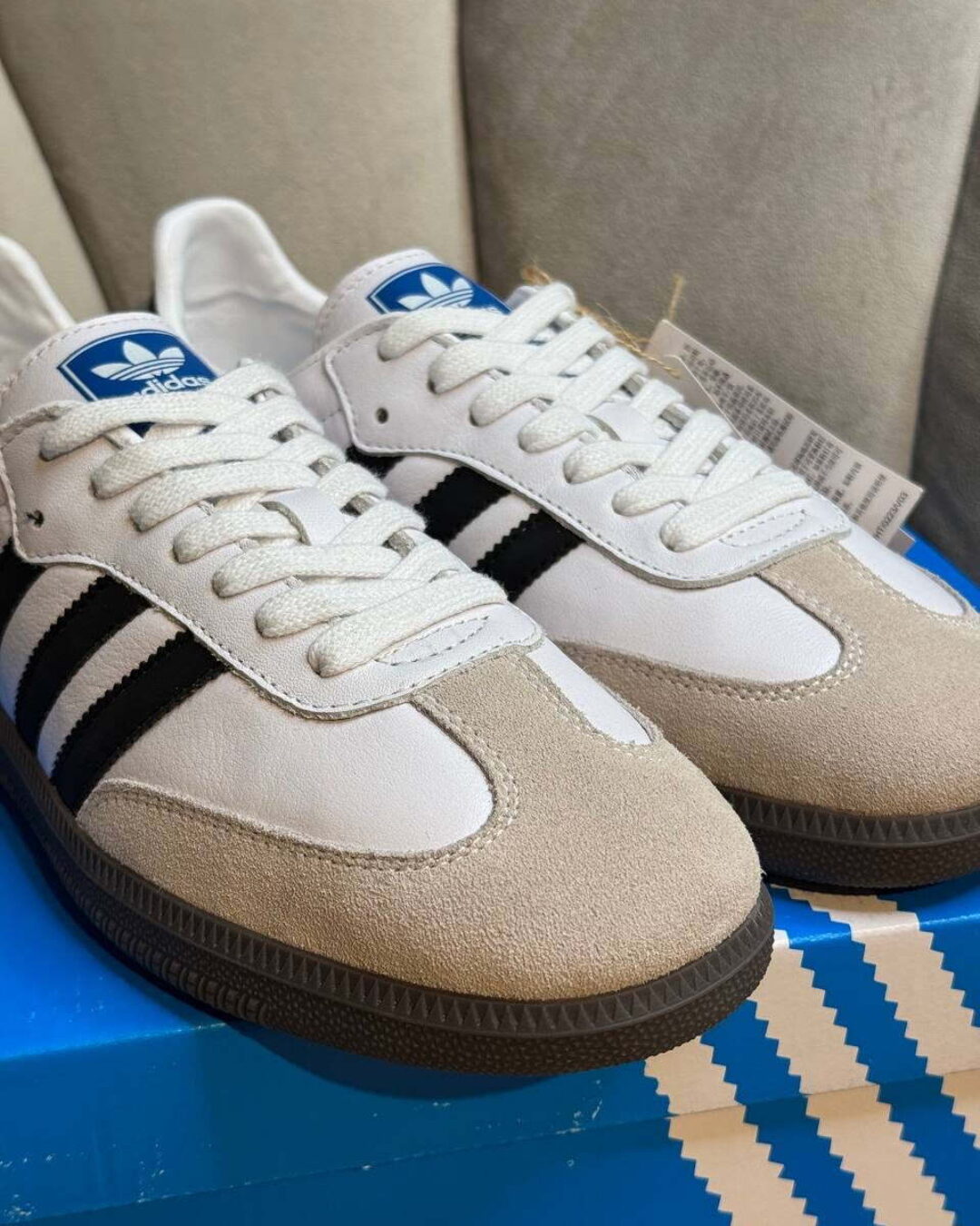 Кроссовки Adidas Samba OG White Black Gum — изображение 4