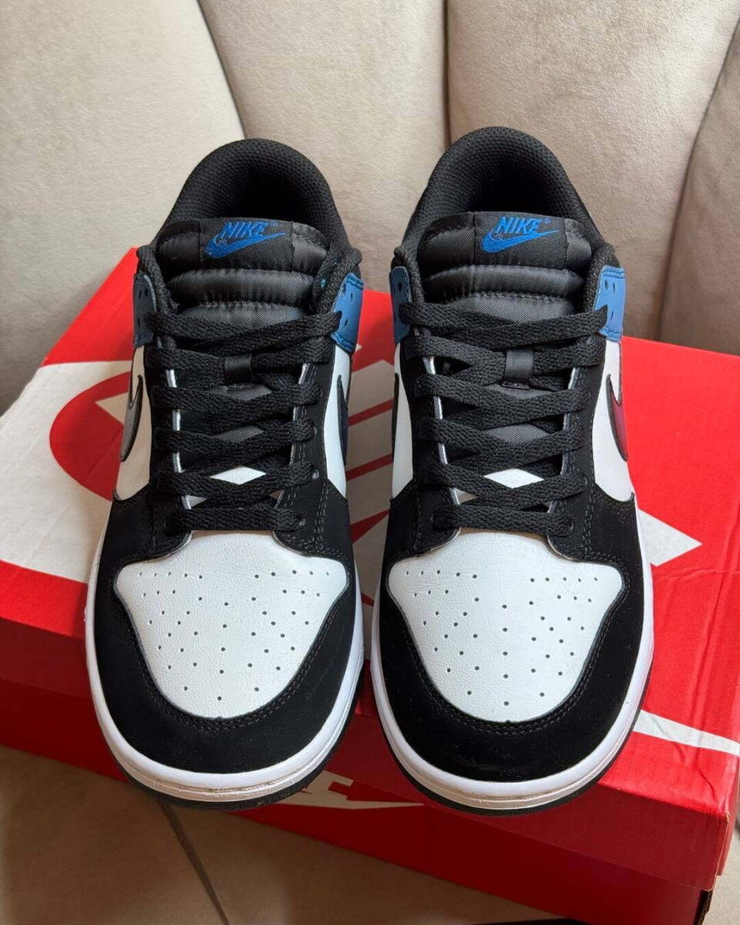 Кеды Nike Dunk Low Airbrush - Industrial Blue — изображение 4