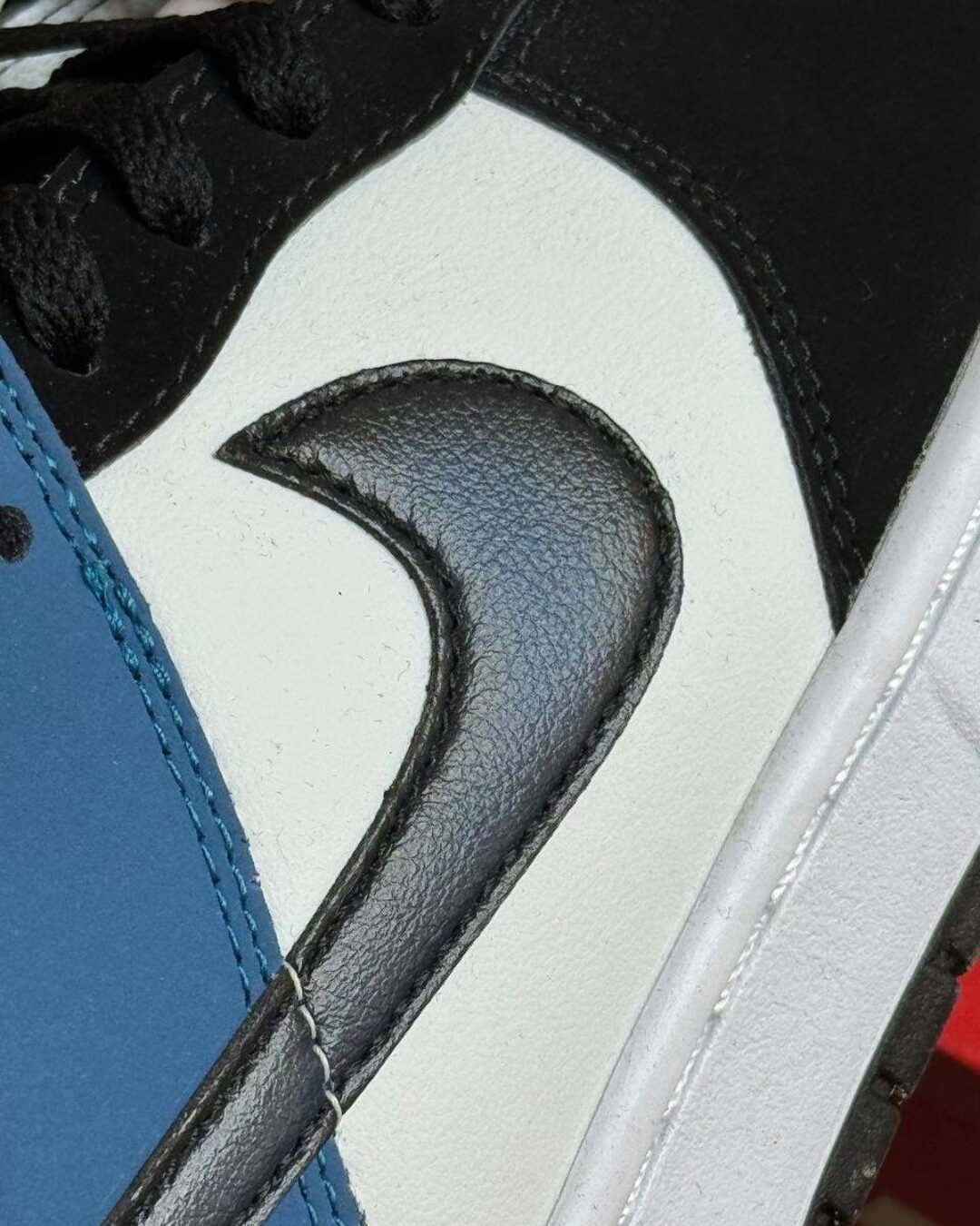 Кеды Nike Dunk Low Airbrush - Industrial Blue — изображение 5