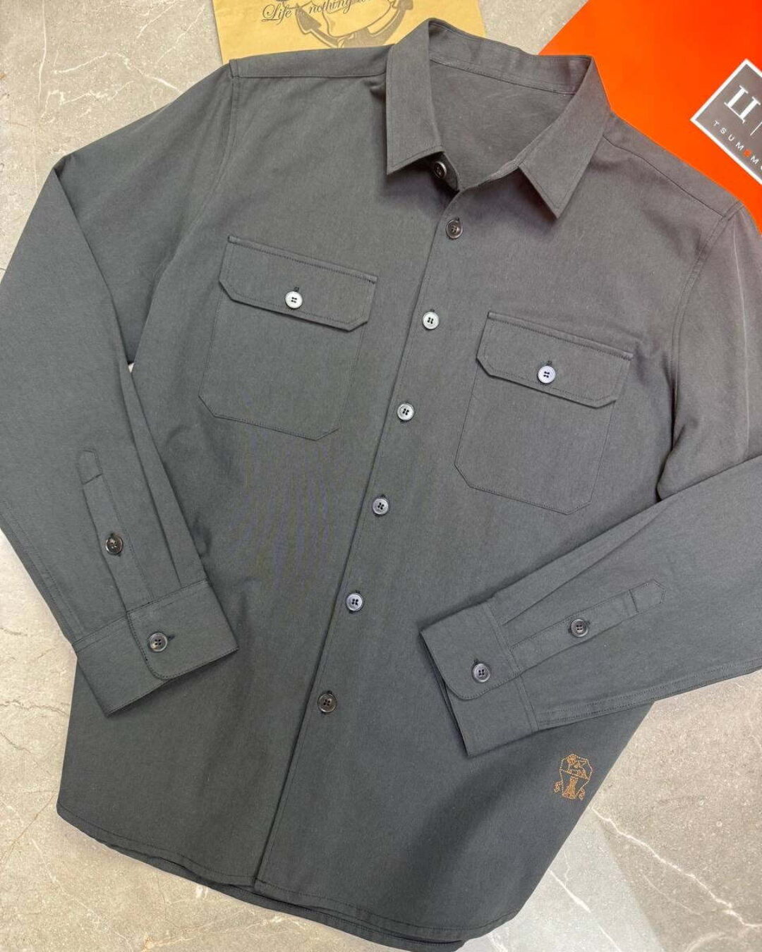 Рубашка Brunello Cucinelli — изображение 5