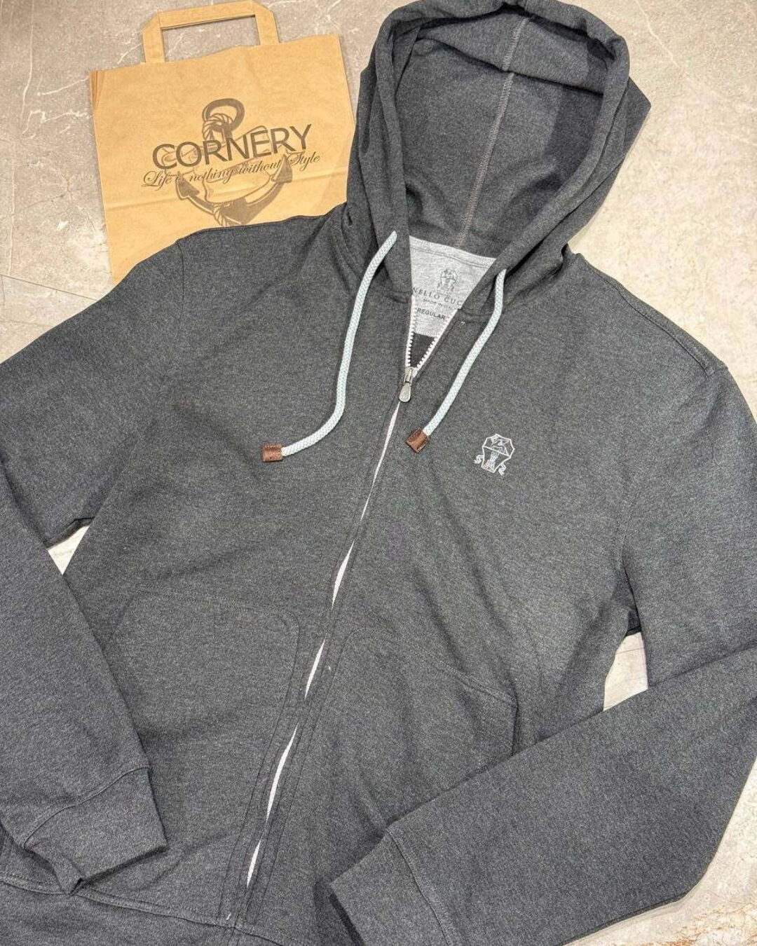 Zip-Худи Brunello Cucinelli — изображение 5