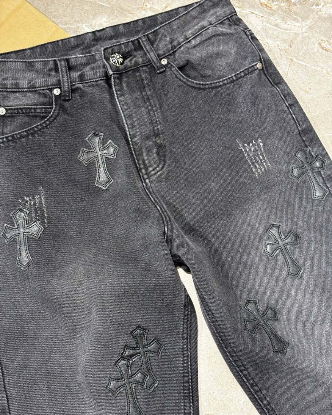 Джинсы Chrome Hearts — изображение 4