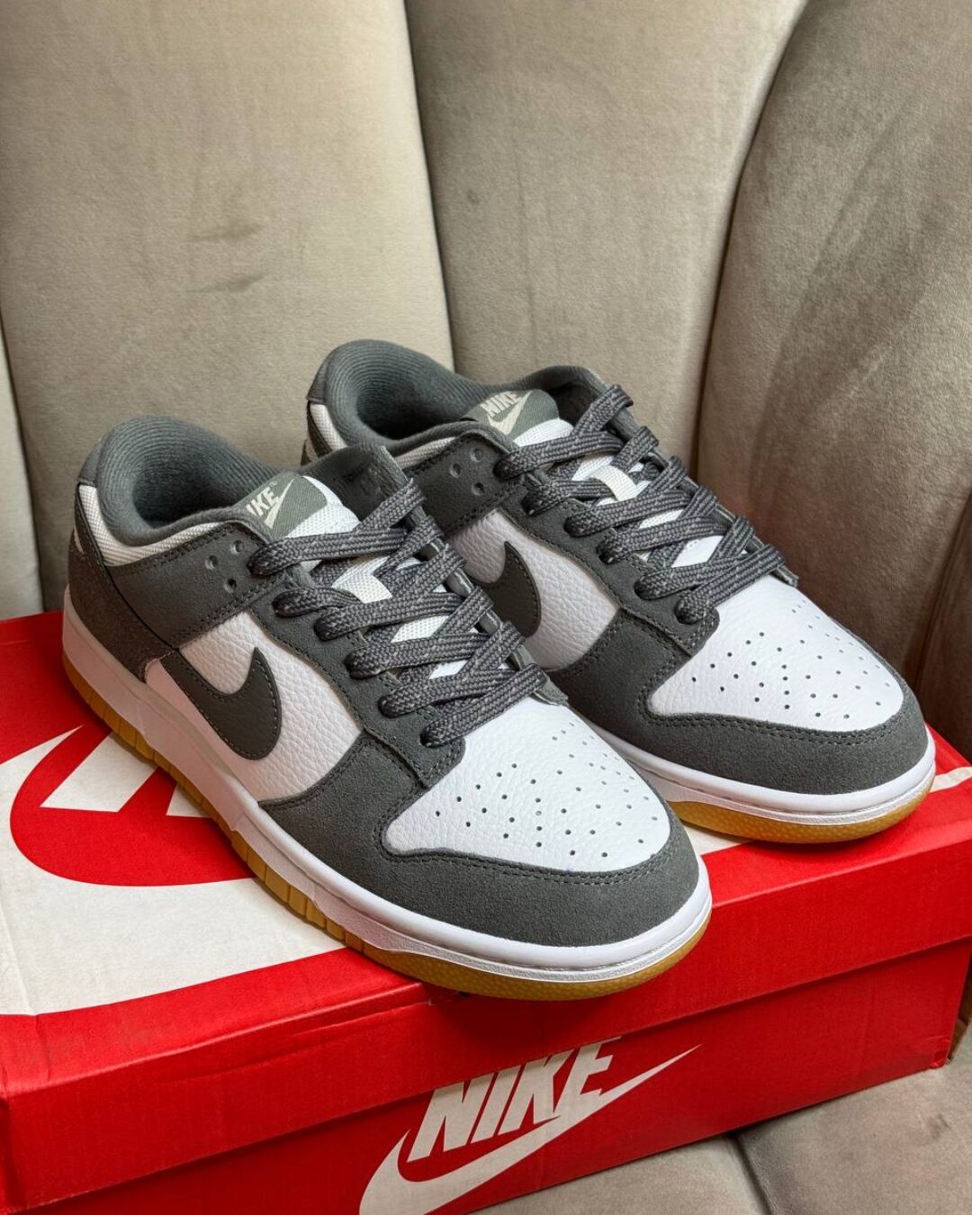 Кеды Nike Dunk Low Smoke Grey Gum