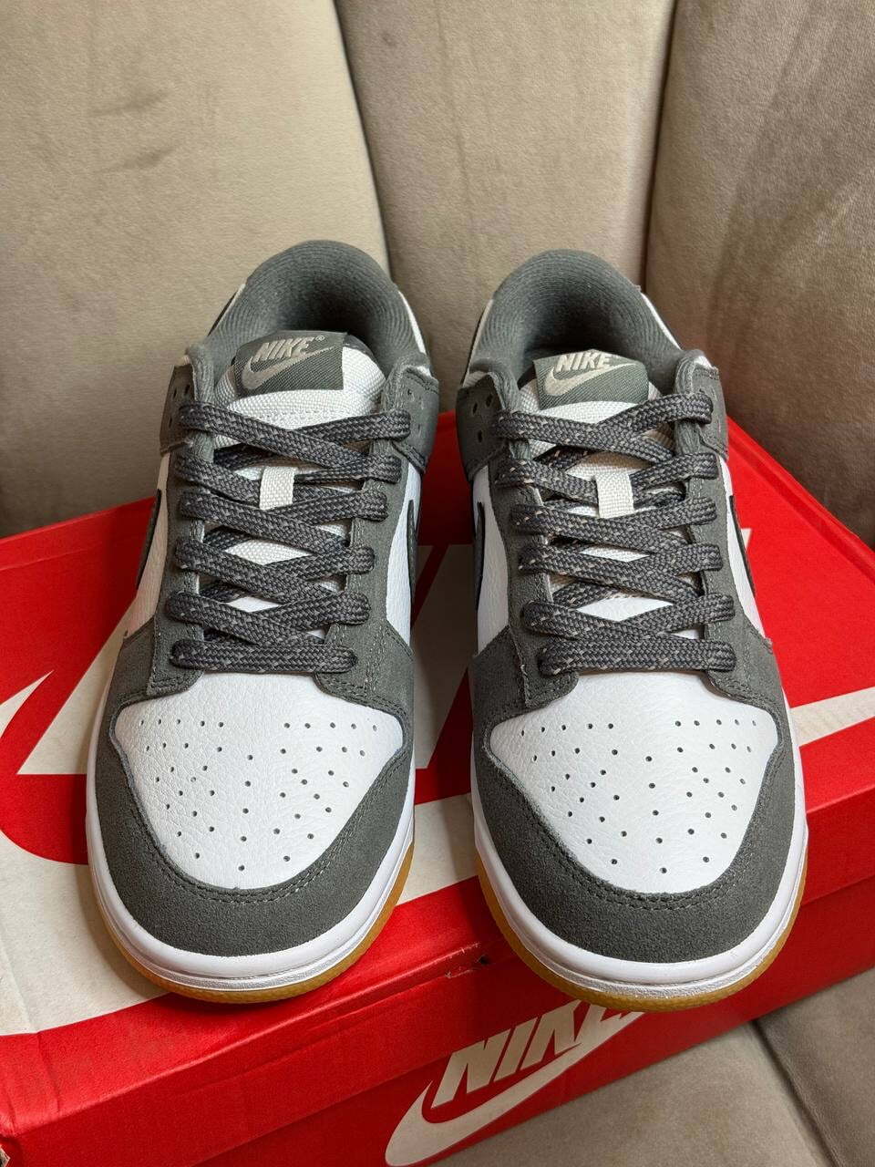 Кеды Nike Dunk Low Smoke Grey Gum — фото 2
