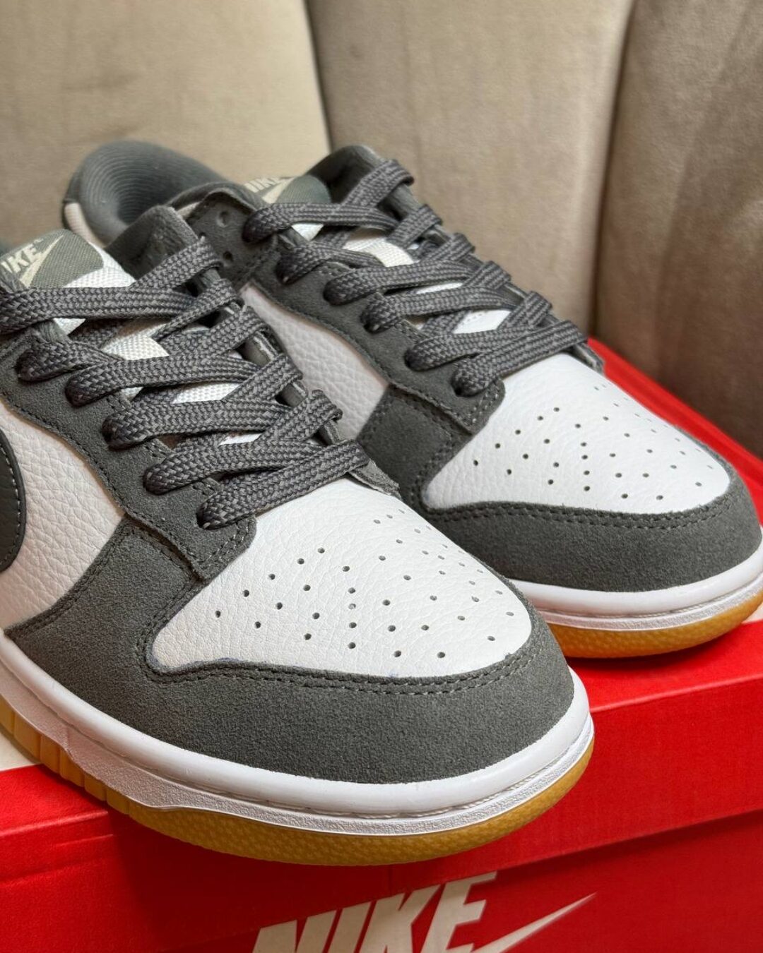 Кеды Nike Dunk Low Smoke Grey Gum — изображение 8