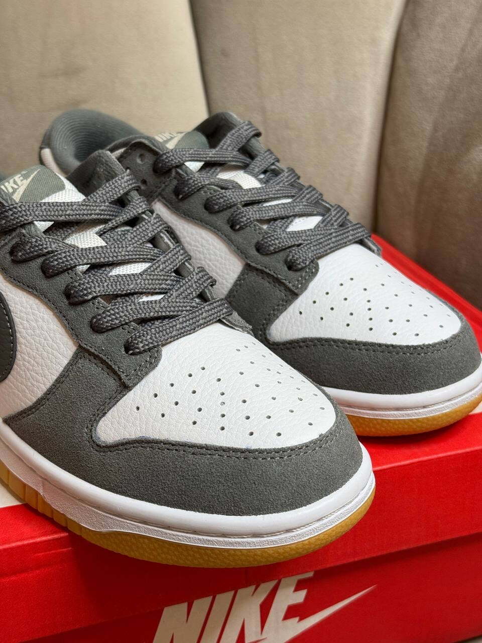 Кеды Nike Dunk Low Smoke Grey Gum — фото 8