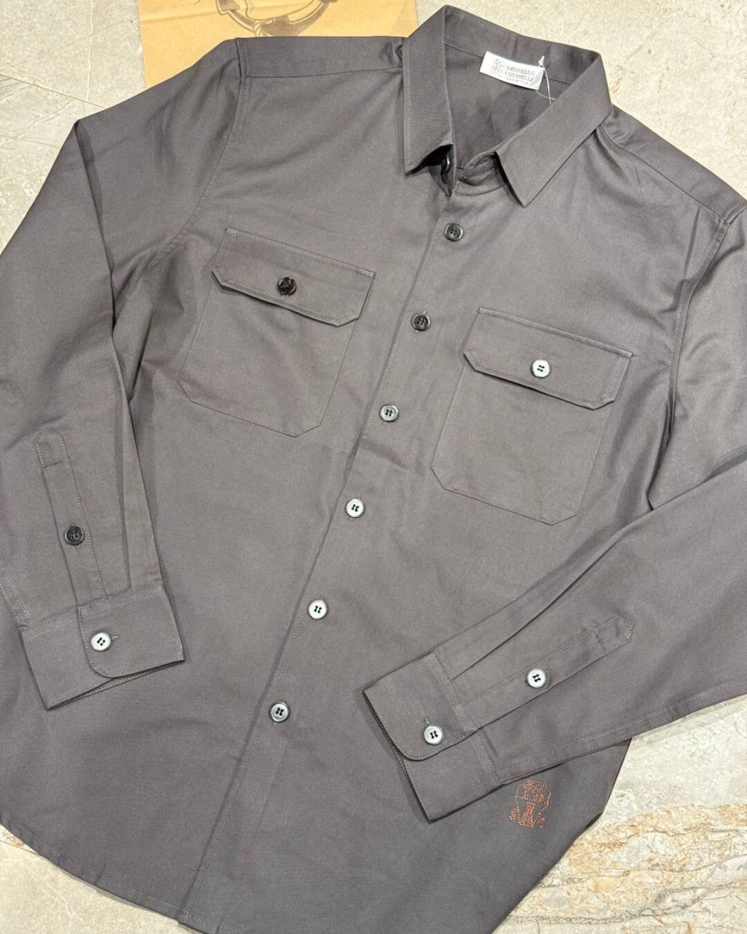 Рубашка Brunello Cucinelli — изображение 5