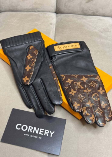 Перчатки Louis Vuitton x Supreme