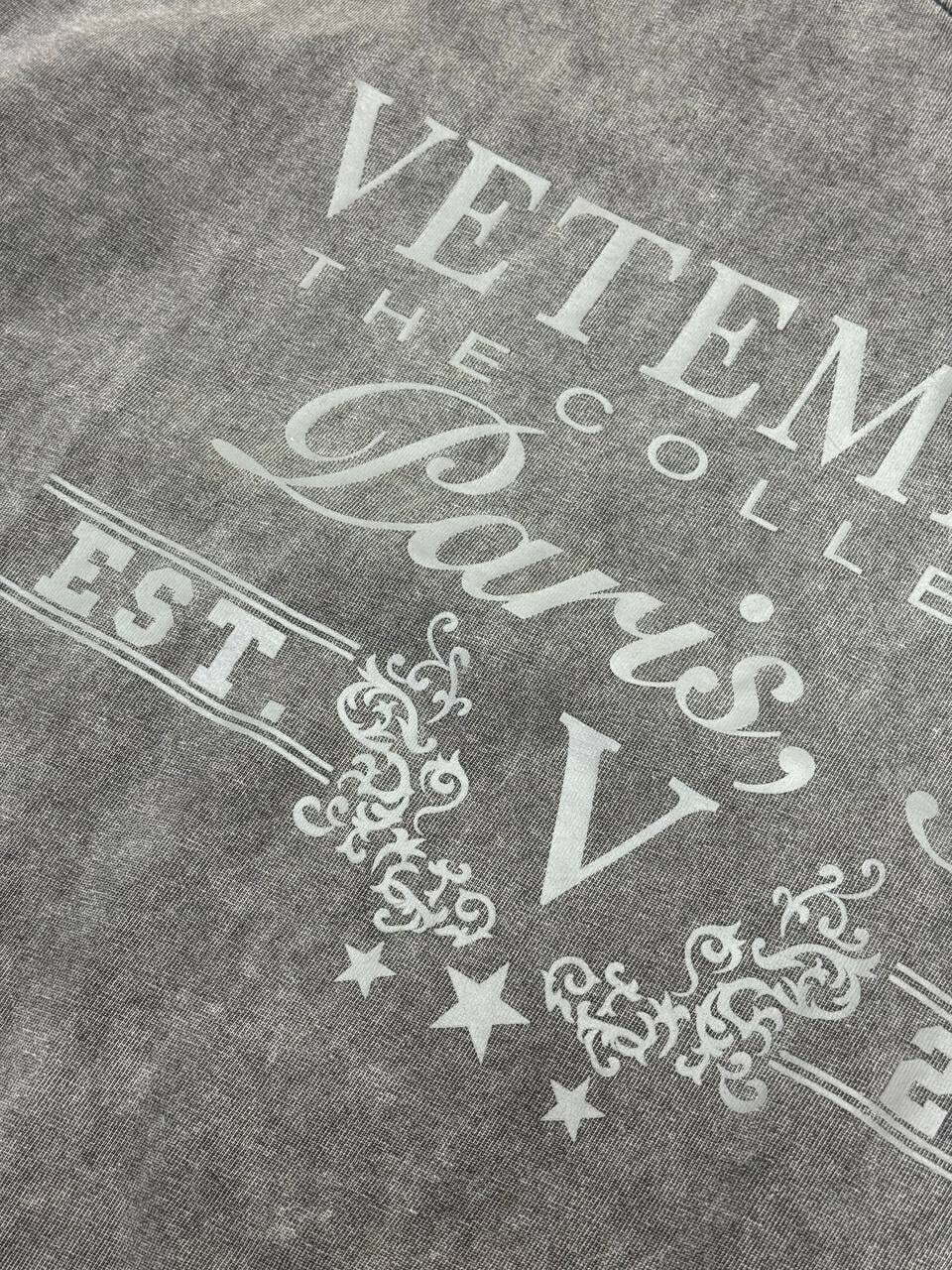 Футболка Vetements Logo Paris — фото 8