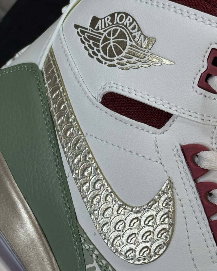 Кеды Air Jordan Legacy 312 Year of the Dragon - Gold — фото 10