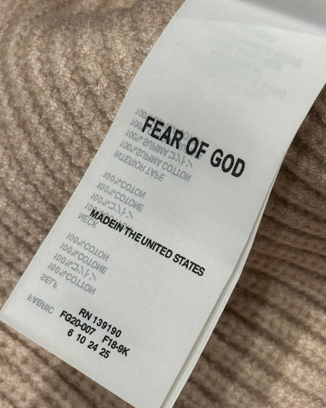 Худи Fear of God — изображение 8
