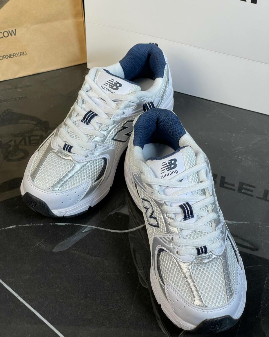 Кроссовки New Balance 530 White Natural Indigo — изображение 6