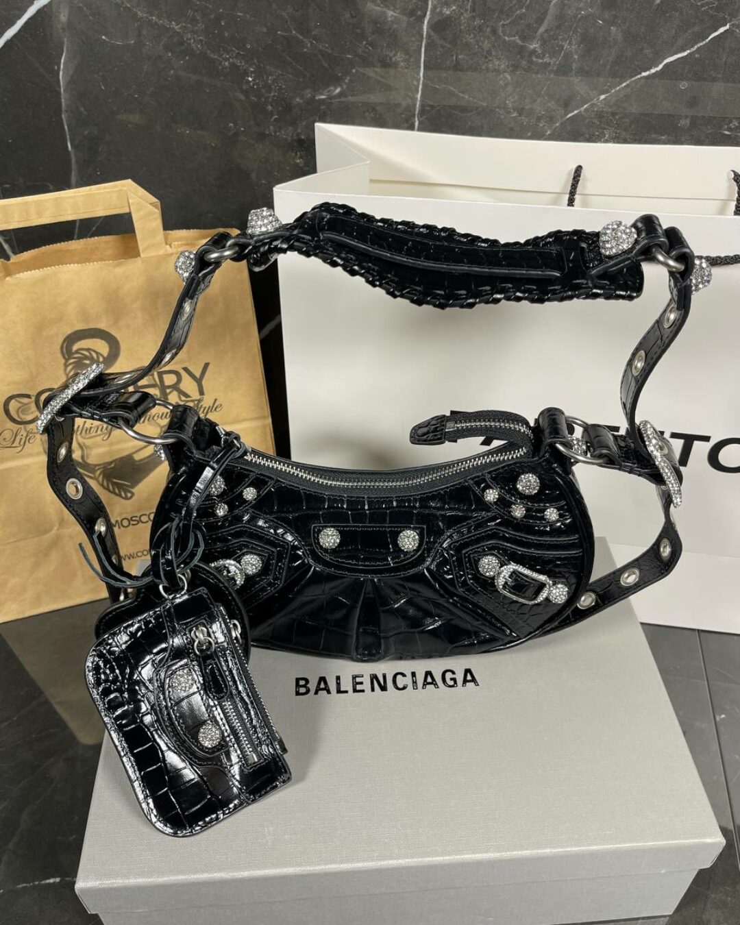 Сумка Balenciaga XS Le Cagole — изображение 3