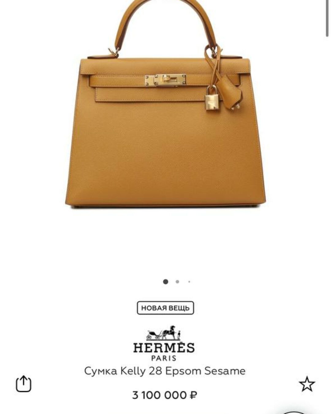 Сумка Hermes Kelly (28см) — изображение 9