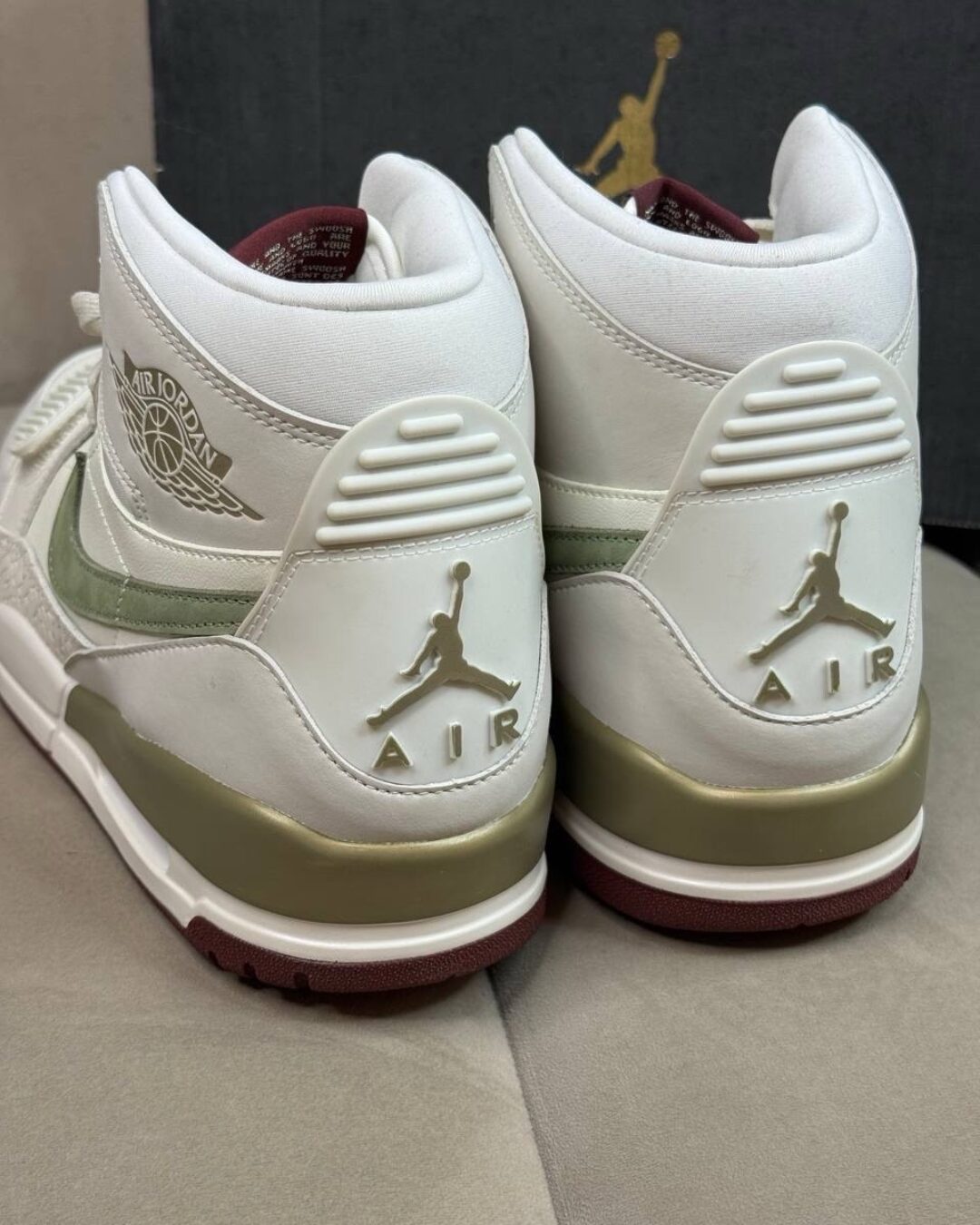 Кроссовки Nike Air Jordan Legacy 312 Year of the Dragon - Oil Green — изображение 3