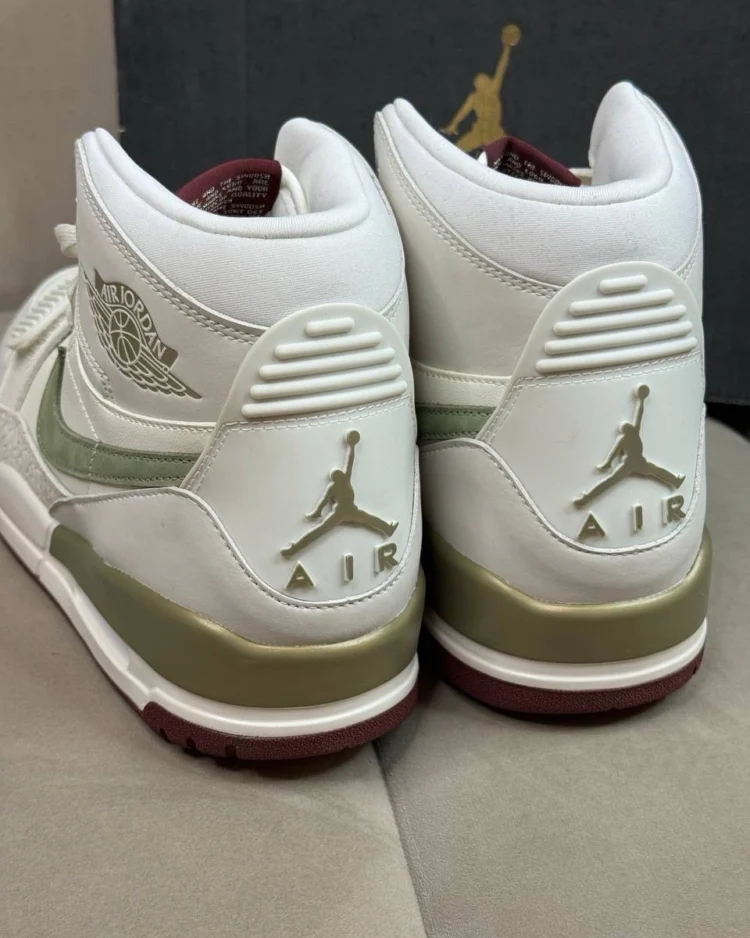 Кроссовки Nike Air Jordan Legacy 312 Year of the Dragon - Oil Green — фото 4