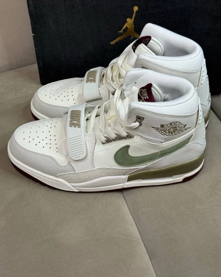 Кроссовки Nike Air Jordan Legacy 312 Year of the Dragon - Oil Green — фото 3
