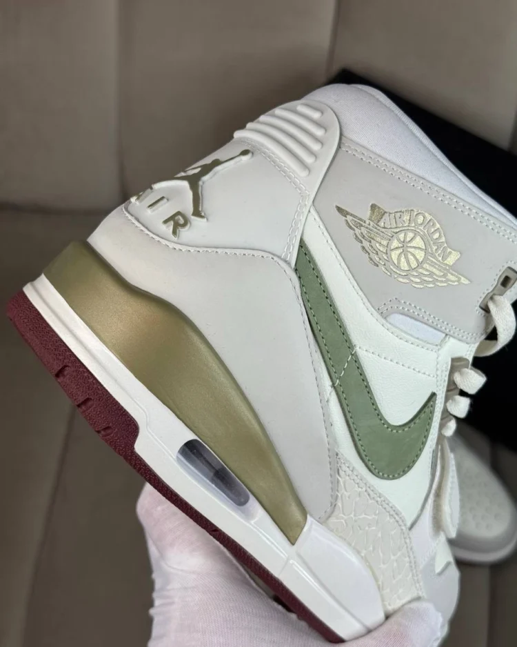 Кроссовки Nike Air Jordan Legacy 312 Year of the Dragon - Oil Green — фото 5