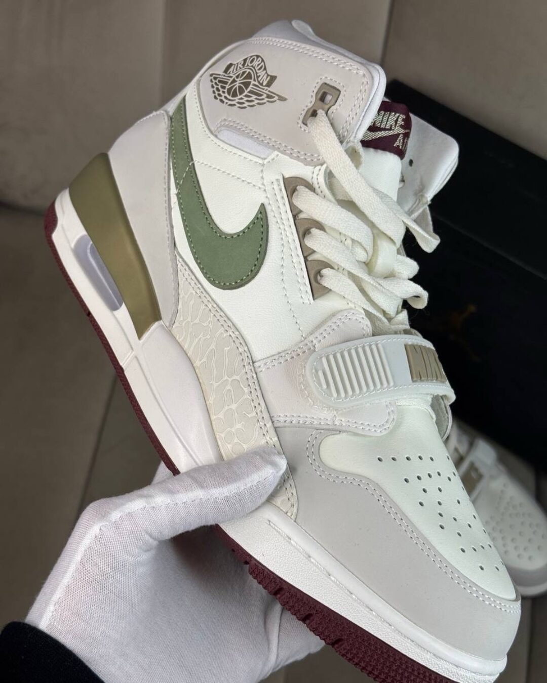 Кроссовки Nike Air Jordan Legacy 312 Year of the Dragon - Oil Green — изображение 5