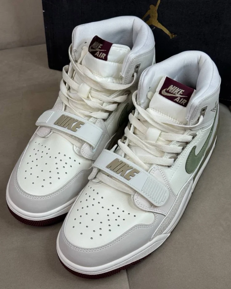 Кроссовки Nike Air Jordan Legacy 312 Year of the Dragon - Oil Green — фото 7