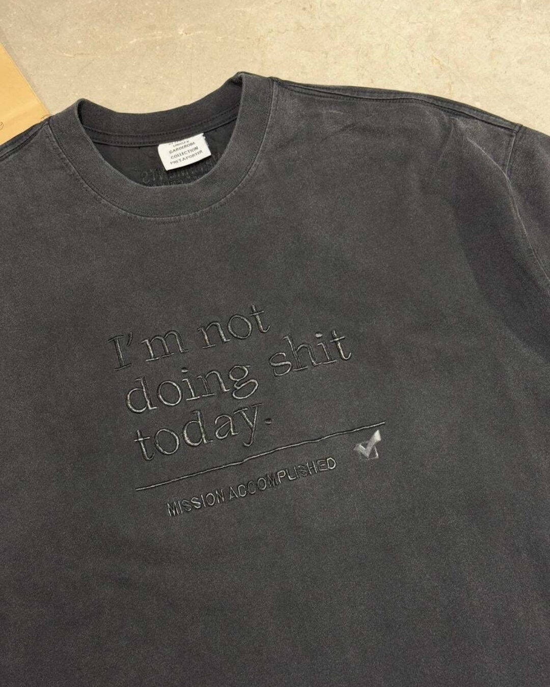 Футболка Vetements Not Doing Sh*t — изображение 3