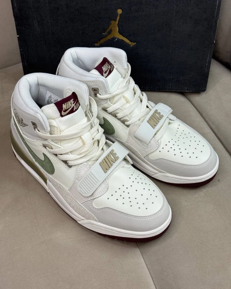 Кроссовки Nike Air Jordan Legacy 312 Year of the Dragon - Oil Green — фото 1