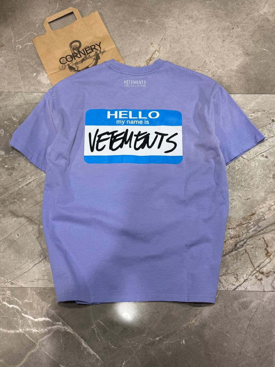 Футболка Vetements My Name Is — фото 3