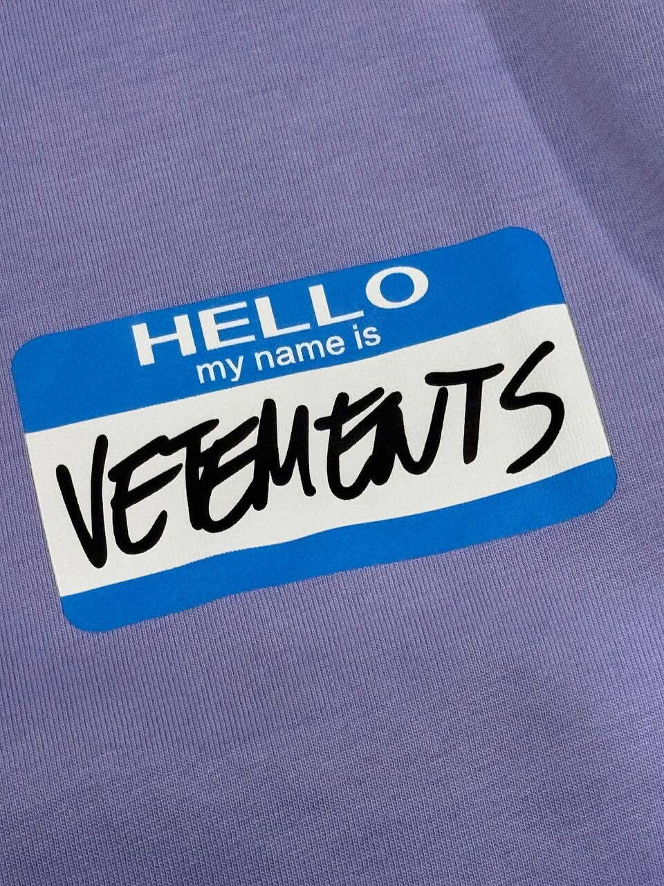 Футболка Vetements My Name Is — фото 5