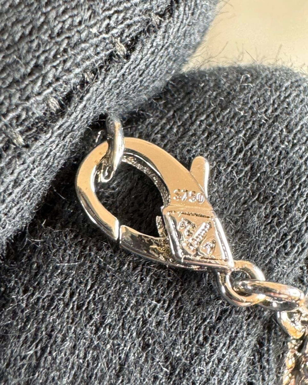 Браслет Van Cleef & Arpels Vintage Alhambra Silver/White — изображение 7