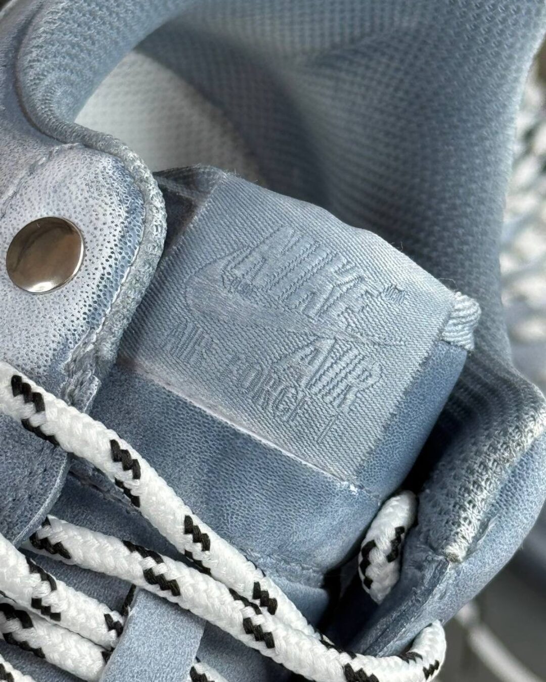 Кроссовки Nike Air Force 1 x Chrome Hearts Gray — изображение 8