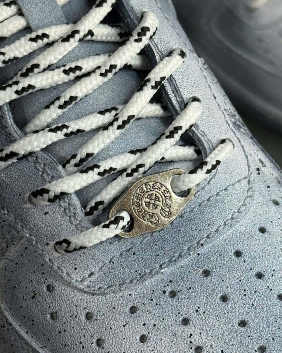 Кроссовки Nike Air Force 1 x Chrome Hearts Gray — изображение 5