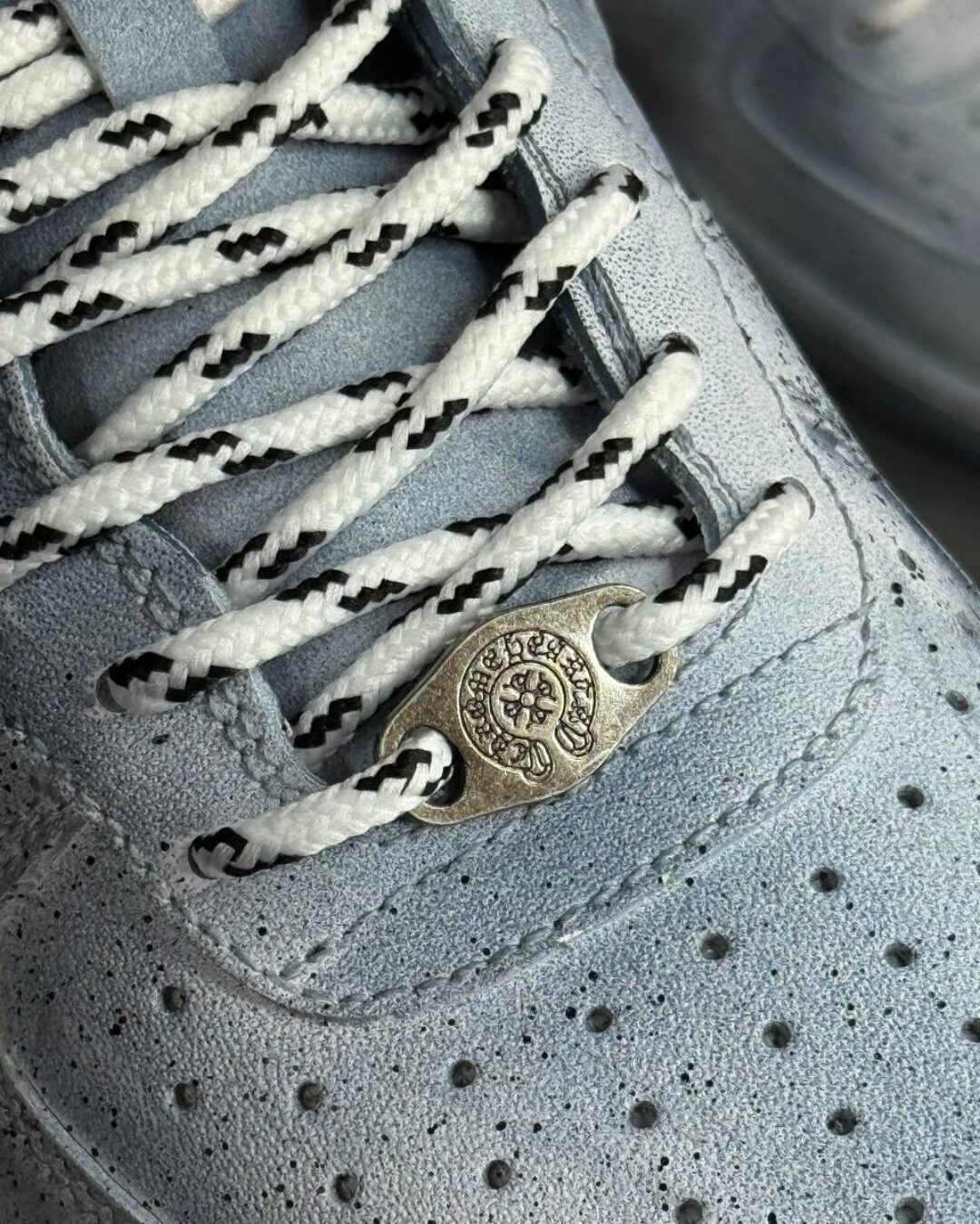 Кроссовки Nike Air Force 1 x Chrome Hearts Gray — изображение 5