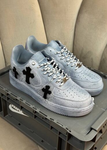 Кроссовки Nike Air Force 1 x Chrome Hearts Gray