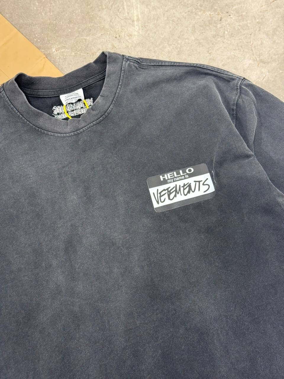 Футболка Vetements My Name Is — фото 5