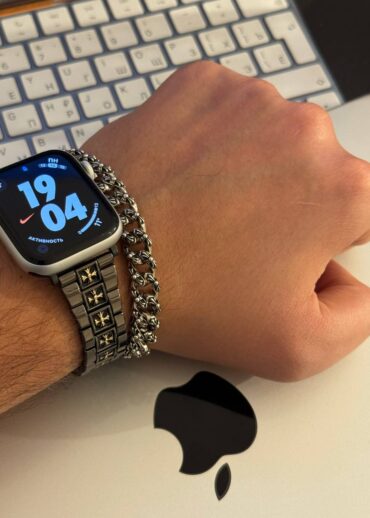 Браслет Chrome Hearts (Apple Watch 42/44/45/49)
