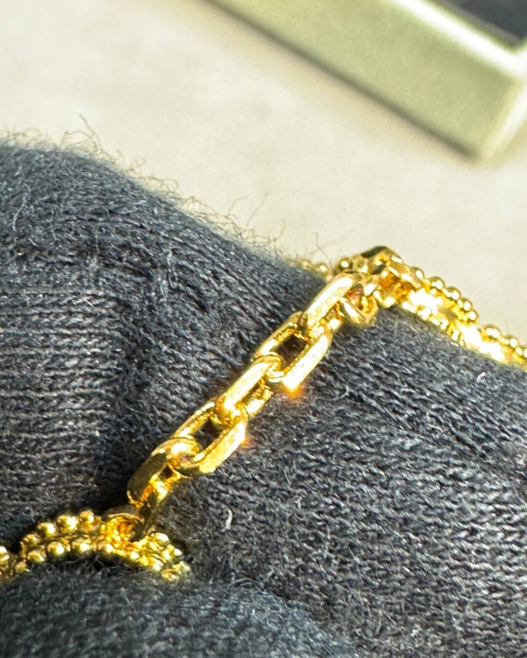 Браслет Van Cleef & Arpels Vintage Alhambra Gold/Black — изображение 3