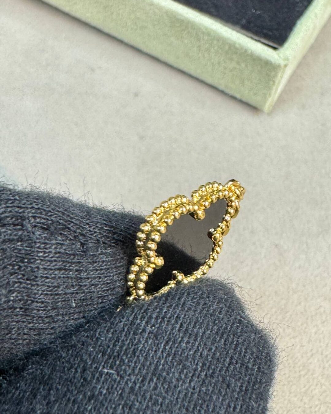 Браслет Van Cleef & Arpels Vintage Alhambra Gold/Black — изображение 7