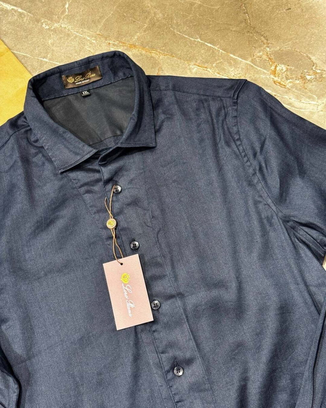 Льняная рубашка Loro Piana — изображение 6