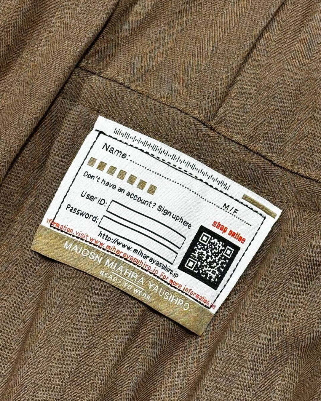 Льняные штаны Maison Mihara — изображение 7