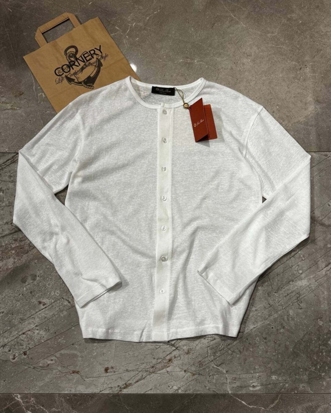 Льняная кофта Loro Piana — изображение 5