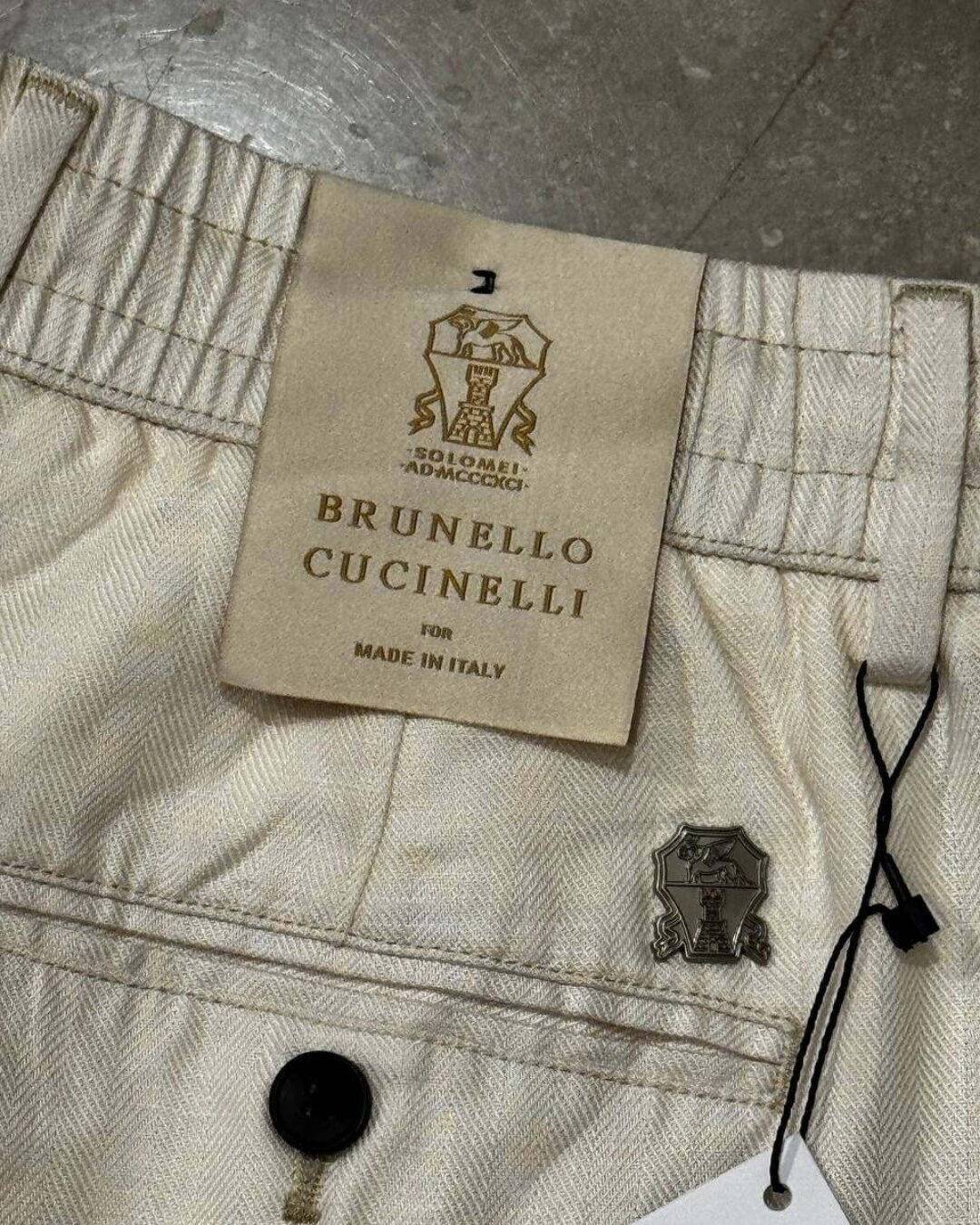 Льняные штаны Brunello Cucinelli — изображение 8