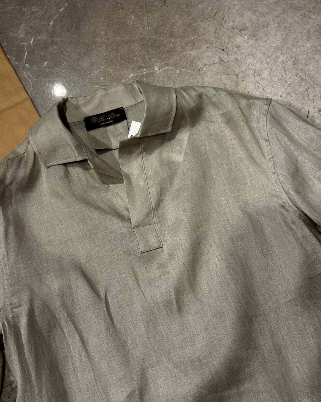 Льняная рубашка Loro Piana — изображение 5